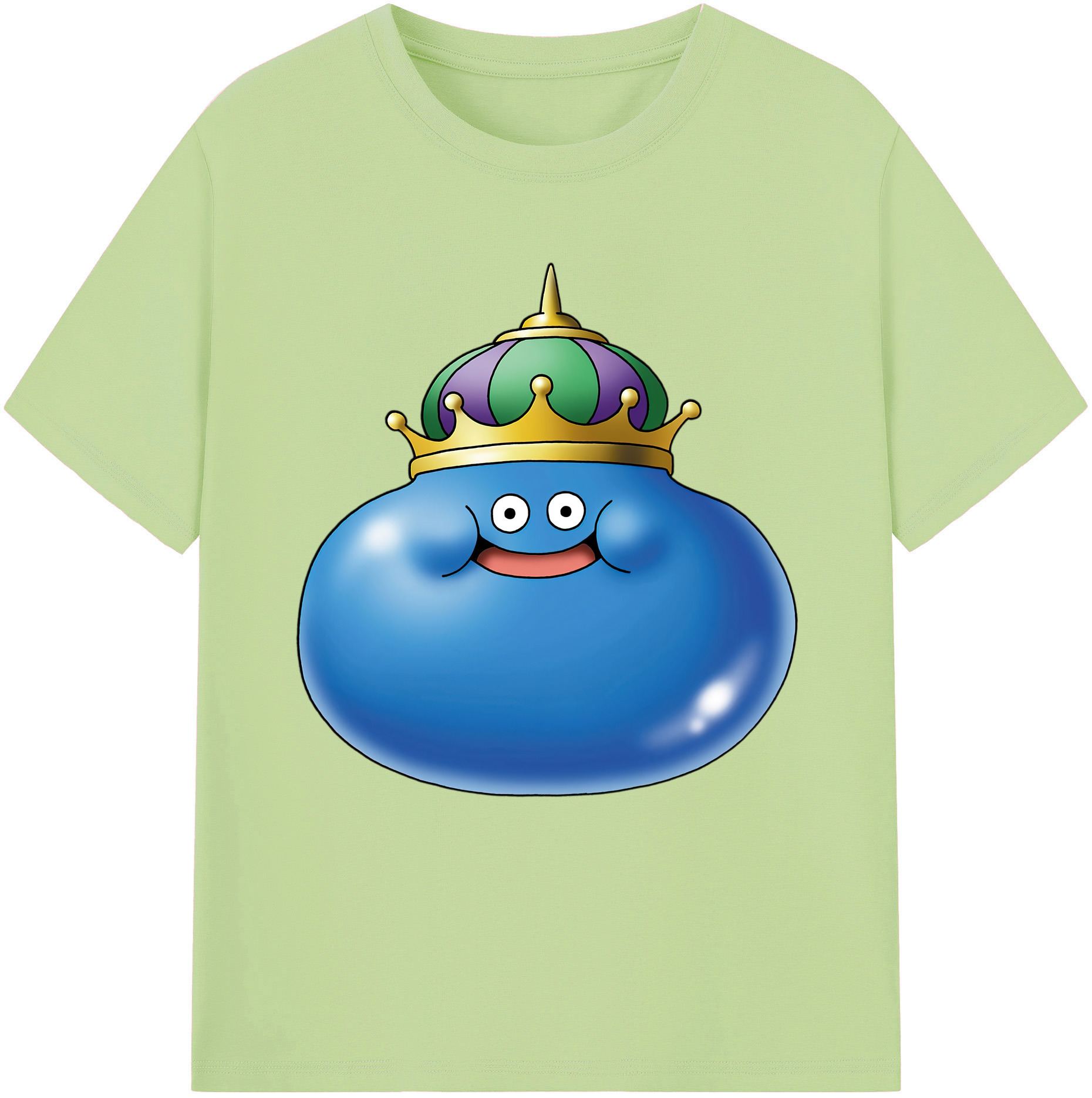 （画像用） ドラゴンクエスト Doragon Kuesuto Dragon Quest 綿100％半袖Tシャツ（フロントプリント）